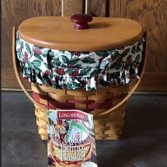 Longaberger Other - Vintage Longaberger Christmas Collection 1998 Edition Glad Tidings Basket